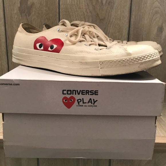 Converse Other - Pre-Owned Comme Des Garçon Converse All Star Lo’s